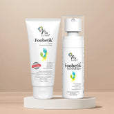Foobetik Foot Scrub Spray and  Foot Cream